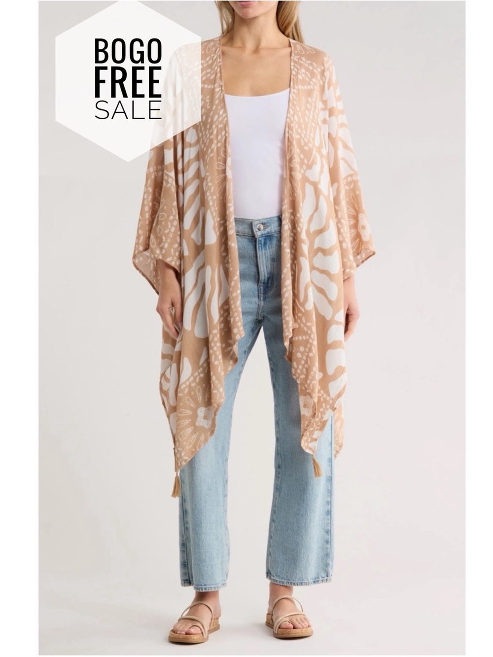 Vince Camuto Shell Swirl Crinkle Topper